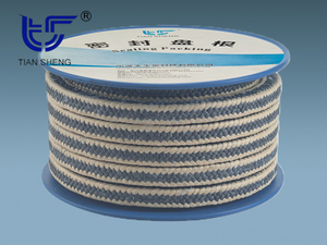 TS 409 Aramid fiber corner reinforced graphite polytetrafluoroethylene filler