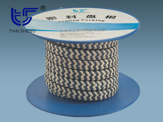 TS 600 Aramid and graphite PTFE interwoven packing